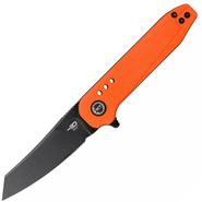 Bestech SYNTAX 14C28N, Black stonewash, Orange G10 BG40C - KNIFESTOCK