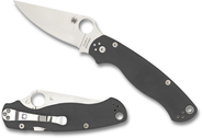 Spyderco Para Military 2 G-10 Gray Maxamet C81GPDGY2 - KNIFESTOCK