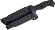 Halfbreed Blades Large Bush Knife - Fixed Blade LBK-01 Gen-2 BLK K340 - KNIFESTOCK
