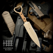 Halfbreed Blades Compact Clearance Knife XL - Fixed Blade CCK-01 XL DE - K110 - KNIFESTOCK