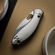 Giant Mouse GM13 Titanium/Satin S90V GM-GM13 - KNIFESTOCK