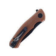 Petrified Fish PF949X Warrior Black Stonewashed K110 khaki Micarta PF949XKMDW - KNIFESTOCK