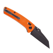 Kansept Main Street Black Stonewashed 154CM Orange G10 T1015V2(Crossbar Lock) - KNIFESTOCK