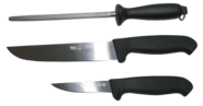 Morakniv Butcher Stainless Kit Černý 2 Nože + Ocílka 12669 - KNIFESTOCK