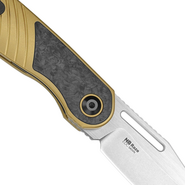 Kizer Raze S45VN, Kőmosott + Lapos Kefe, Titán &amp; CF Ki3720A3 - KNIFESTOCK