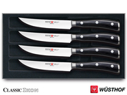 Wusthof Classic Ikon Steakmessenset 4 stuks - KNIFESTOCK