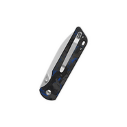 QSP Parrot V2,Satin D2, Blue Shredded CF G10 QS102-H V2 - KNIFESTOCK