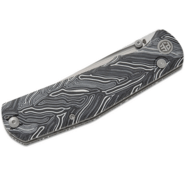 Petrified Fish PFP14Lis 10cr15comov Stonewashed White Gmascus G10 PFP14WDMW - KNIFESTOCK