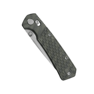 GEO Knife Blaze SW M390 Blade Tiger Stripe Pattern Flamed Ti - KNIFESTOCK