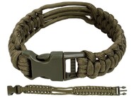 Mil-Tec PARACORD HORLOGEBAND olijf XL 15774101-905 - KNIFESTOCK