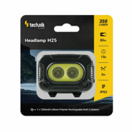 Technik čelovka s pogumovaním, LED CREE XPG-2+LED COB, USB-C, červené svetlo, stroboskop - KNIFESTOCK