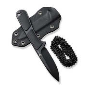 CIVIVI Mini Elementum Fixed Blade Black G10 Handle Black Nitro-V Blade C23010-1 - KNIFESTOCK