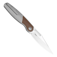 Kizer Raze S45VN, Buborék kőmosott, teljes bőr &amp; Ti Ki3720A2 - KNIFESTOCK