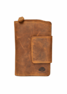 Portofel cu fermoar din piele vintage GreenBurry 1815-25 - KNIFESTOCK