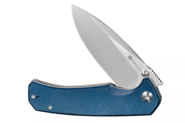 Sencut Skarnax SENCUT Blue Canvas Micarta HandleSatin Finished 9Cr18MoV BladeL - KNIFESTOCK