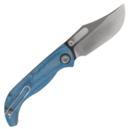 Vosteed Naga S35VN Satin Blue Norplex UltreX™ Micarta A3901 - KNIFESTOCK