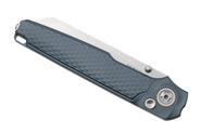 MKM MIURA – CPM Magnacut SW bld - SOLID Grey Alu hdl, BUTTON LOCK - REV. S/S CLIP MK MI-AGY - KNIFESTOCK