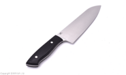 Brisa Chef 185-Black micarta 12C27 Flat BRS-23103 - KNIFESTOCK