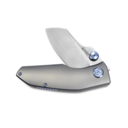 KUBEY Monsterdog Couteau Pliant Frame Lock Double Thumb Studs Manche en Titane KU285A - KNIFESTOCK