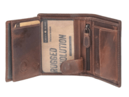 GreenBurry Leather wallet S RFID &quot;RUGGED&quot; 1314-25 - KNIFESTOCK