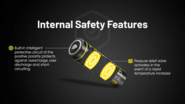 Nitecore ladattava Li-Ion 21700 tyyppi 5300mAh 3,6V akku NL2153HPi(5300mAh) - KNIFESTOCK