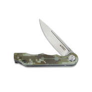 KUBEY Mizo Liner Lock Flipper Folding Knife Camo G10 Handle KU312E - KNIFESTOCK