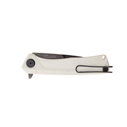 ANV KNIVES Z100 BB DLC Black / Plain edge, G10 White / Liner Lock ANVZ100-068 - KNIFESTOCK