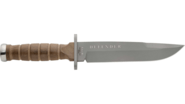 Fox-Knives FOX DEFENDER FIXED KNIFE STAINLESS STEEL N690co BEADBLASTED BLADE, WALNUT HANDLE FX-689 - KNIFESTOCK