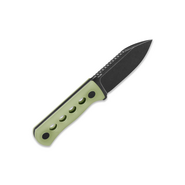 QSP Knife Canary Neck Knife  Sandvik 14C28N, black stonewash QS141-K2 - KNIFESTOCK