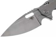 Bestech SHODAN S35VN, Stone Wash+Satin, Titanium, Grey BT1910A - KNIFESTOCK