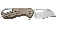 MKM ISONZO M390 Bronze anodized titanium BÖHLER M390 MK FX03M-1TBR - KNIFESTOCK