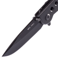 Mil-Tec EINHANDMESSER M.CLIP FEKETE/OLÍVA 15305000 - KNIFESTOCK