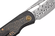 WE KNIFE Baloo Damasteel/Titanium Bronze/Black WE21033-DS1 - KNIFESTOCK