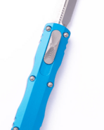 Microtech DIRAC DELTA D/E SATIN STANDARD BLUE 227-4BL - KNIFESTOCK