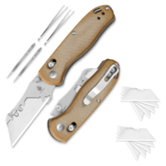Kizer Drop Bear Utility Azo SK5 &amp; 5Cr15 Micarta V3619JA7 - KNIFESTOCK