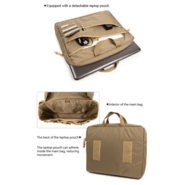 Magforce Tactical Messenger Bag Khaki #0623K - KNIFESTOCK