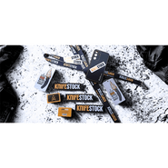 Samolepka KNIFESTOCK čierna 12 x 3 cm - KNIFESTOCK