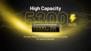 Nitecore ladattava Li-Ion 21700 tyyppi 5300mAh 3,6V akku NL2153HPi(5300mAh) - KNIFESTOCK