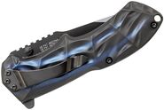 Smith and Wesson Black Ops 3 met blauwe handgreep, met 40% gekarteld tanto lemmet - KNIFESTOCK