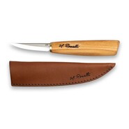 Roselli Carving knife short, Red elm  R113D - KNIFESTOCK