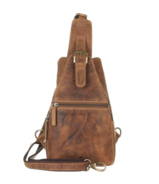 GreenBurry Crossbody Bag Leder 20x40cm &quot;Vintage&quot; antikbraun - KNIFESTOCK