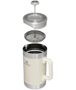 Stanley  French press The Stay Hot French Press 1,4 l/48oz Cream Gloss 10-02888-087 - KNIFESTOCK