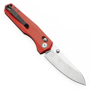 TENABLE KNIVES Beaver Stonewashed Nitro-V 0.125&#039;&#039;/3.2mm Dark Red Anodized Aluminum T1105V3 - KNIFESTOCK