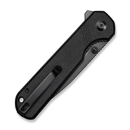 Sencut Aetheris Black Canvas Micarta HandleBlack 9Cr18MoV BladeLiner Lock - KNIFESTOCK