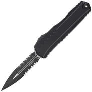 Microtech CYPHER II D/E BLACK PART SERRATE TÁTICO 1242-2T - KNIFESTOCK