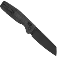 Bestech SLASHER D2 Black Stonewash  Micarta Black Bar Lock BG56A-2 - KNIFESTOCK