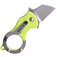 FOX MINI-TA KOKOONTAITTUVA VEITSI VIHREÄ NYLON HDL-1.4116 RUOSTUMATON TERÄS SANDBLASTED BLD - KNIFESTOCK