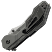M&amp;P M.A.G.I.C. asistovaný nůž s čepelí typu clip point a rozbíječem skla, šedý SWMP1B - KNIFESTOCK
