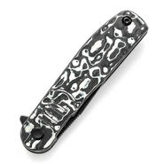 TENABLE KNIVES Einar Blackwash Nitro-V 0.137&#039;&#039;/3.5mm Blue &amp; White Carbon Fiber T2072A4 - KNIFESTOCK