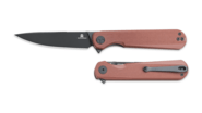 Bestechman FLICK-Black PVD-D2-G10-Bronze BMK13G - KNIFESTOCK